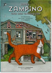 Titelseite des Bilderbuchs Kater Zampino und das Ungeheuer